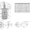 dimenzije hidromotor MS dimenzije hidromotor MS