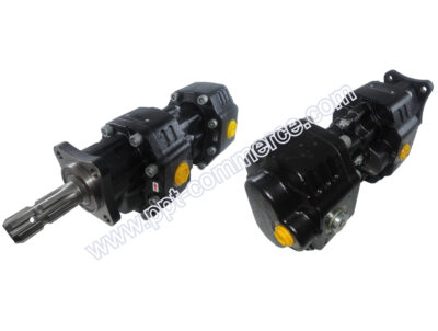 LITOŽELEZNA ZOBNIŠKA ČRPALKA DVOJNA ISO ASAE LEVA MOŠKI KARDAN