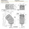 dimenzije črpalke f1 -25, -41, -51, -61 dimenzije črpalke Parker f1 -25, -41, -51, -61